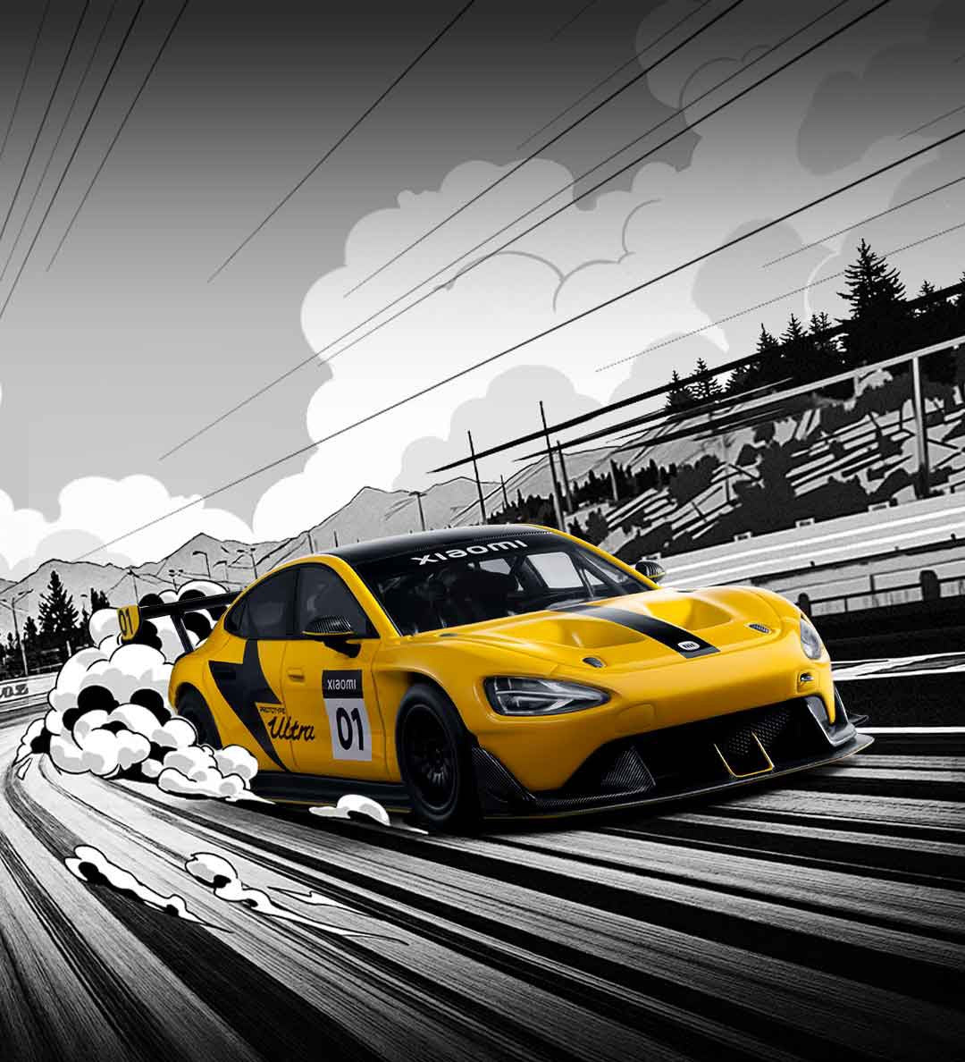 Xiaomi SU7 Ultra Prototype Modellauto 1:43