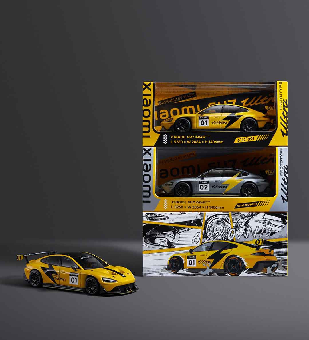 Xiaomi SU7 Ultra Prototype Modellauto 1:43