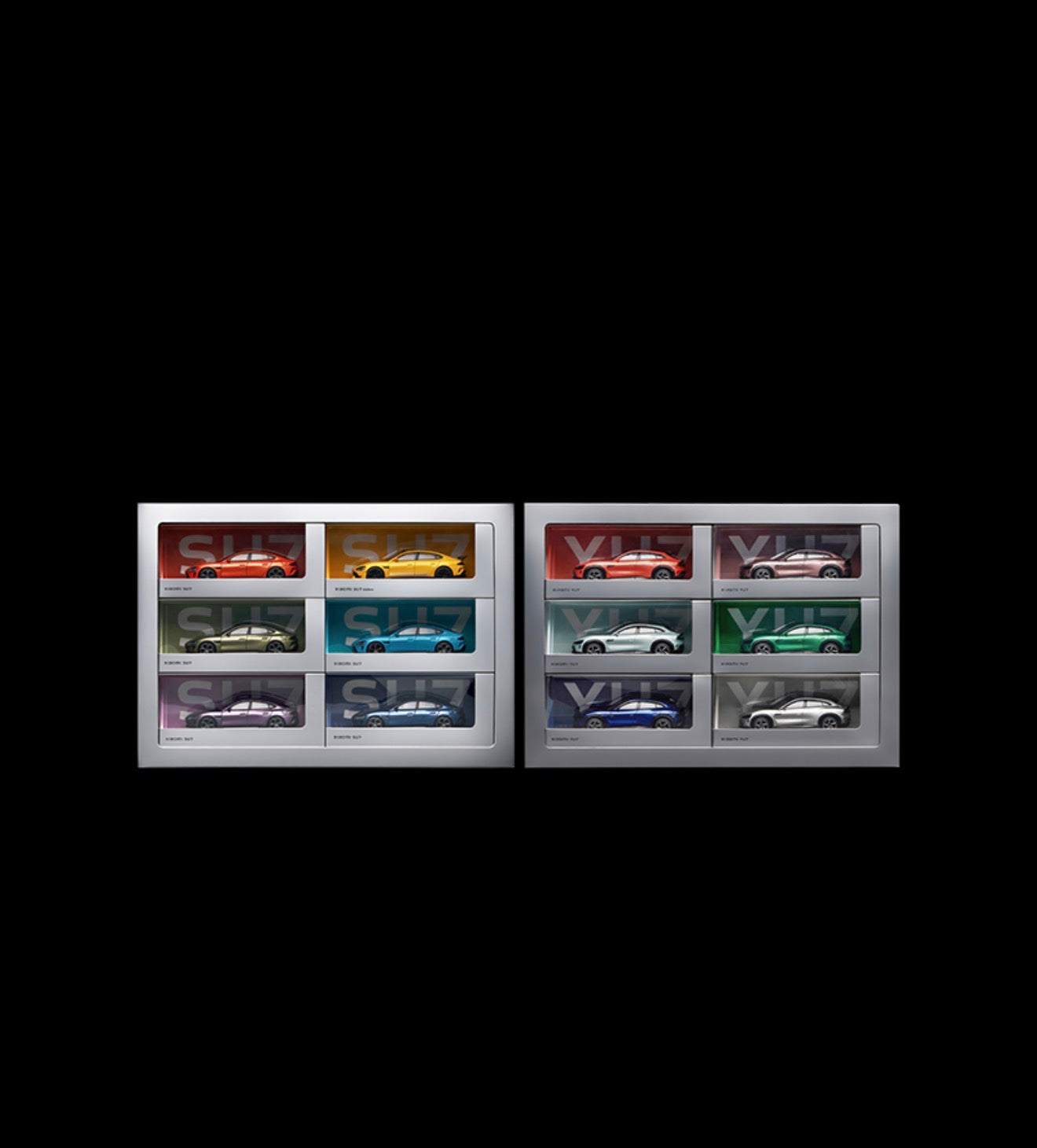 Xiaomi Modellauto-Set SU7 und YU7 1:64